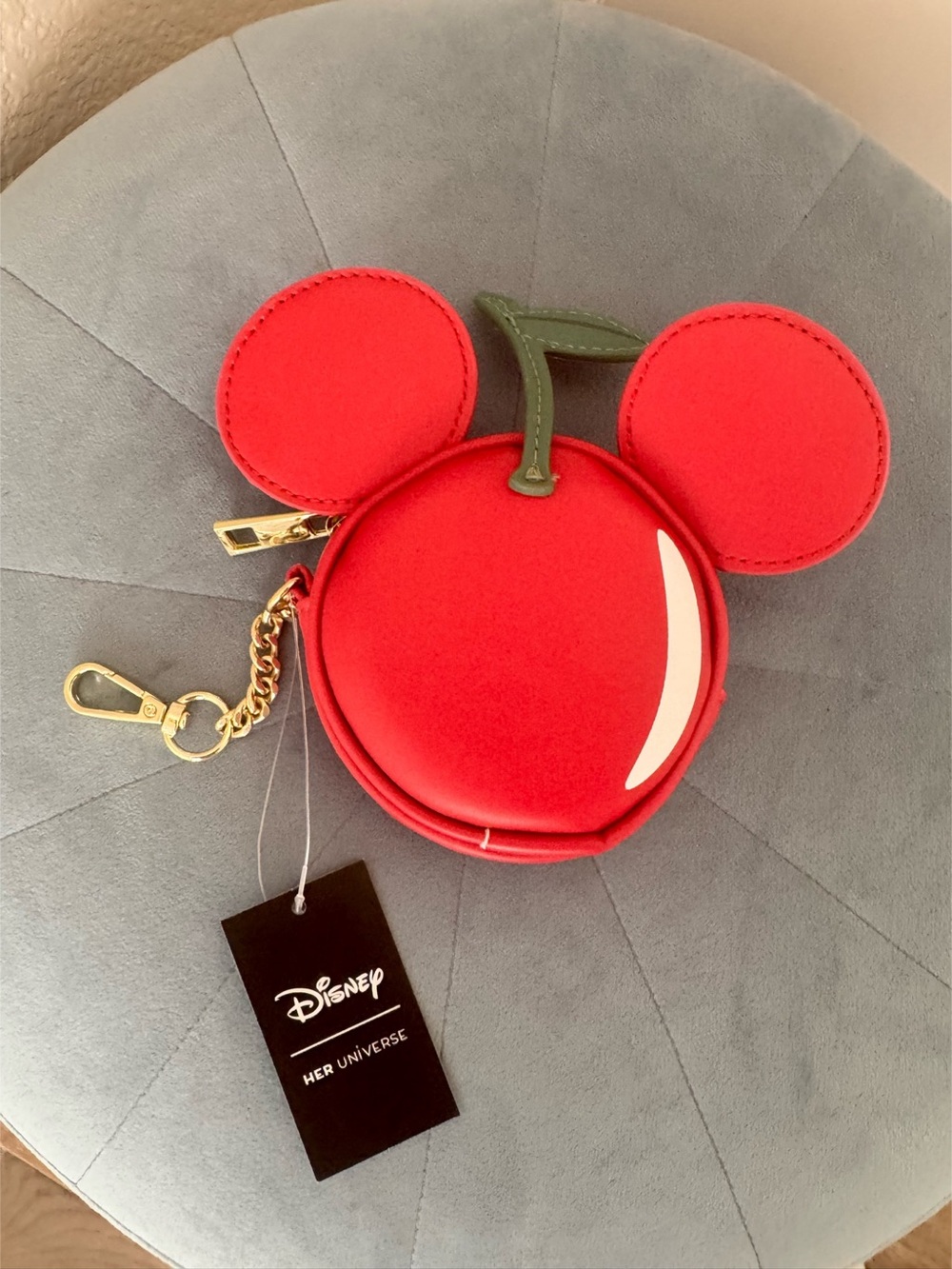Her Universe Disney Mickey Mouse Cherry Purse Charm NWT